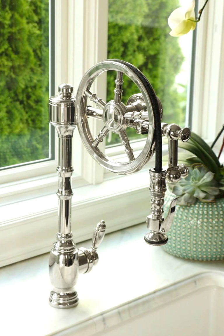 Wheel Pulldown Faucet 5100 Waterstone Luxury Kitchen Faucets