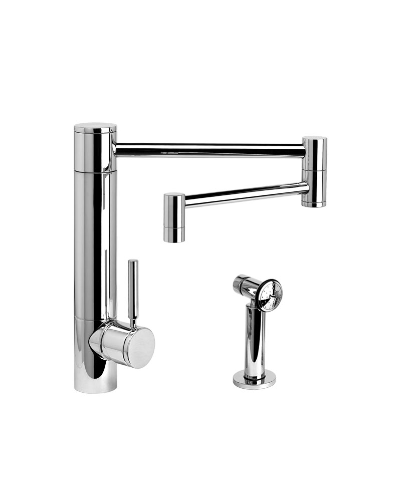 Hunley 18" Kitchen Faucet w/ Side Spray