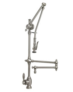 Traditional Gantry Pull Down Faucet - 18" Articulated Spout