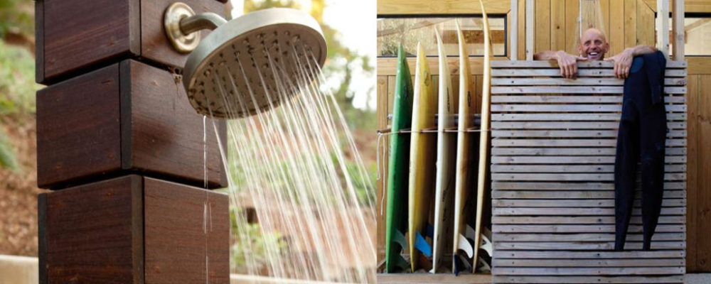 Waterstone outdoor shower