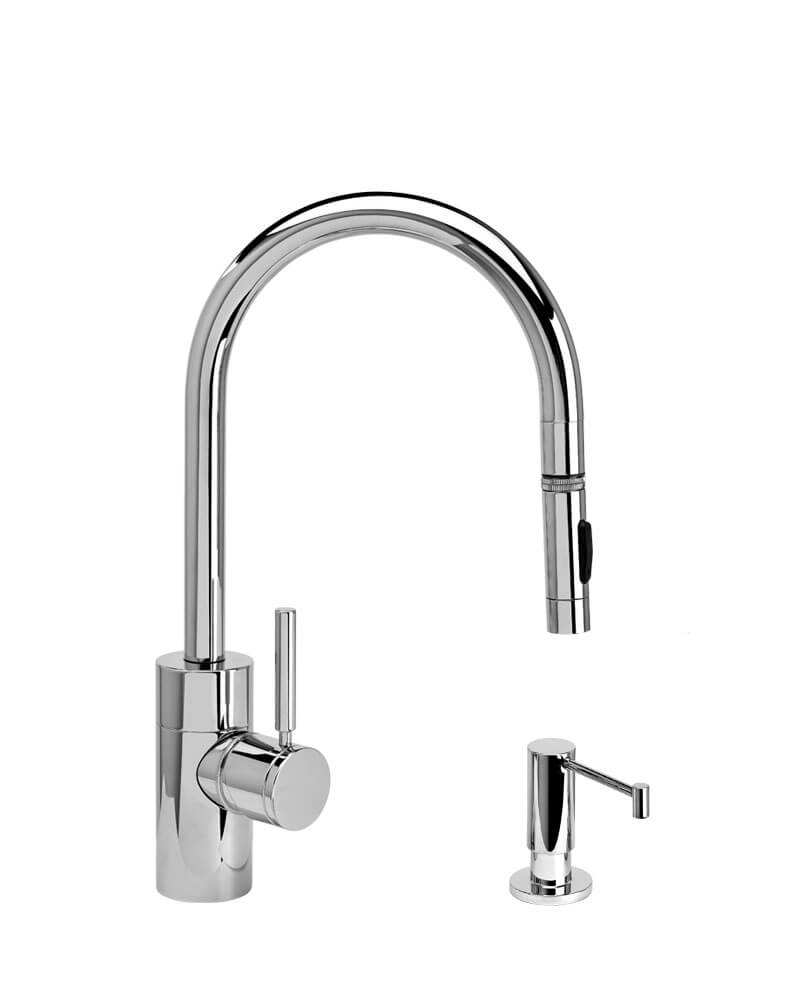 Waterstone Contemporary Pulldown Faucet - 2pc Suite