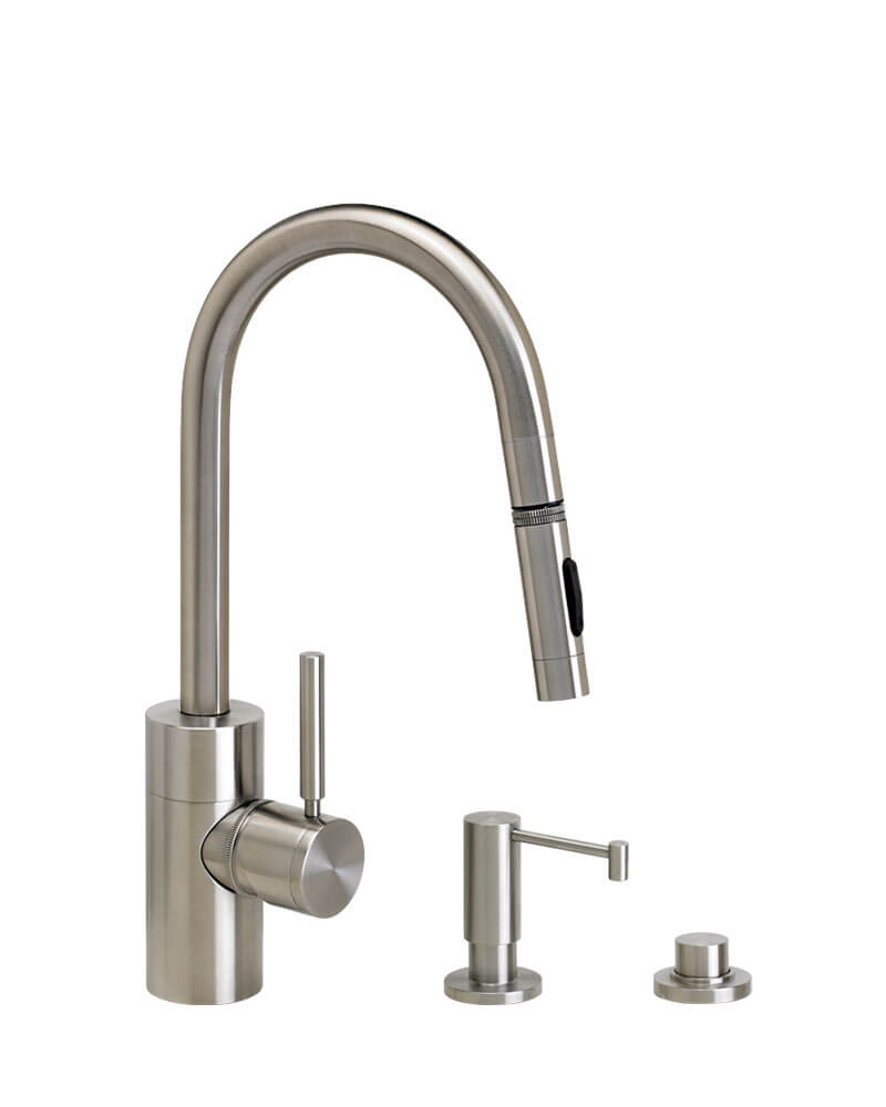 Waterstone Contemporary Prep Size Faucet - 3pc Suite