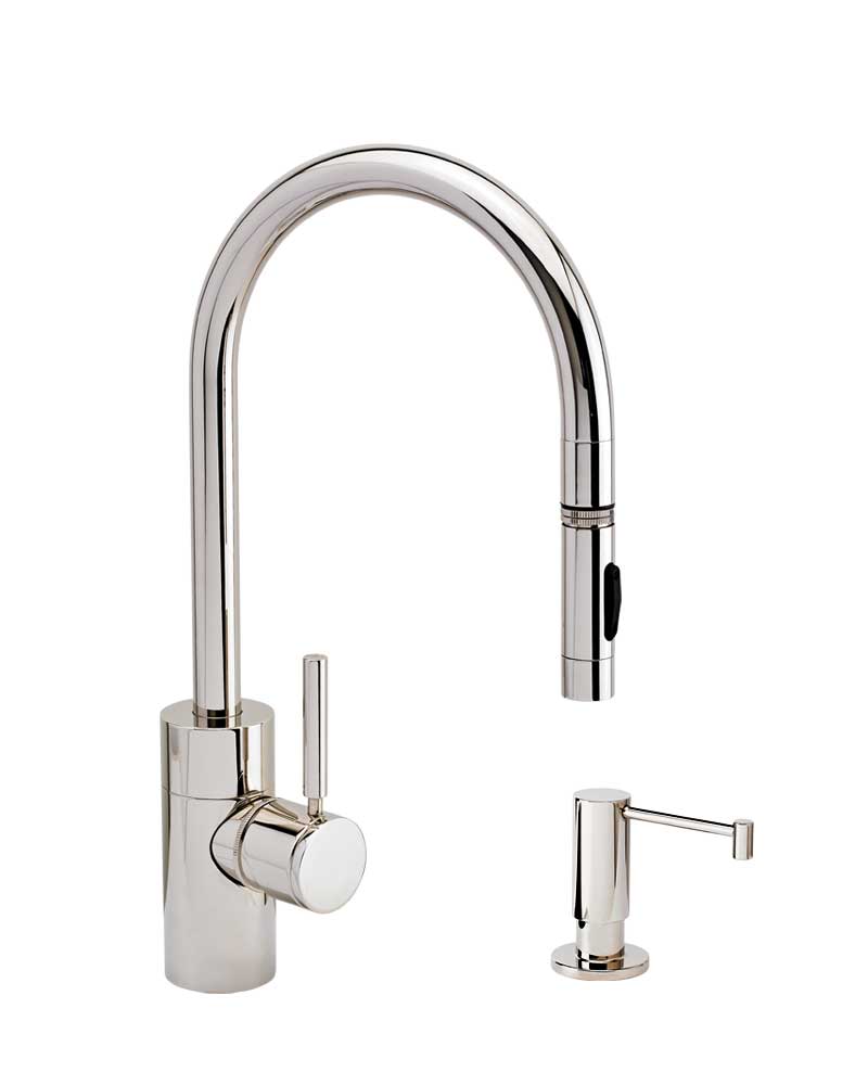 Waterstone Contemporary Pulldown Faucet 2pc suite 5400-2