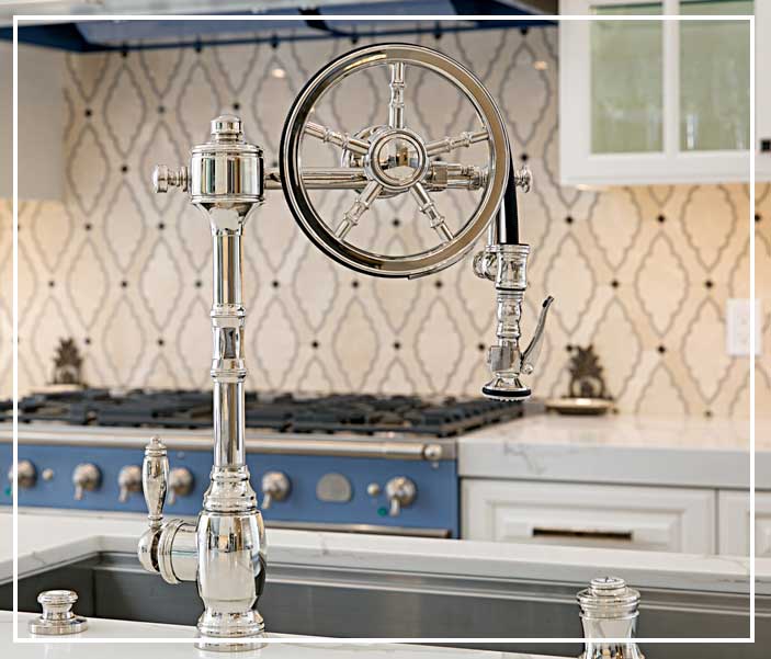 Waterstone traditional wheel faucet