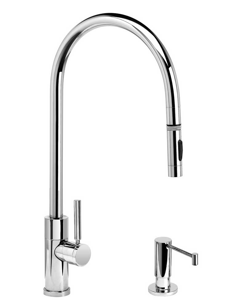 Waterstone Modern PLP Pulldown Faucet 2pc Suite 9350-2