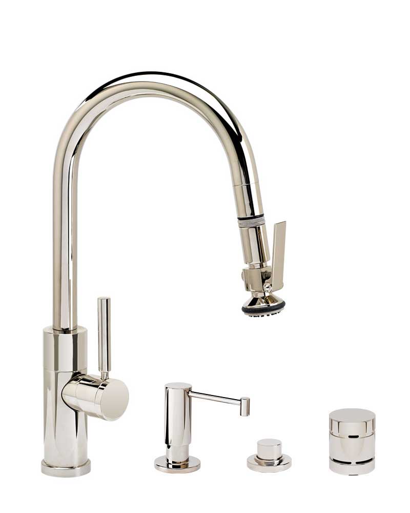 Waterstone Modern PLP Pulldown Faucet 4pc Suite - 9990-4