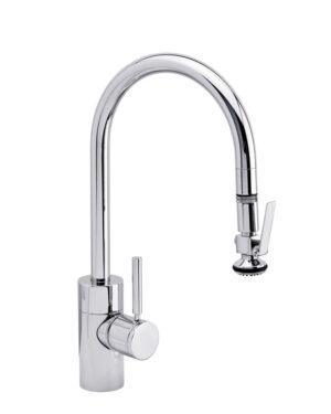Waterstone Contemporary PLP Pulldown Faucet - Lever Sprayer