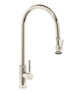 Waterstone Industrial Extended Reach PLP Pulldown Faucet - Lever Sprayer