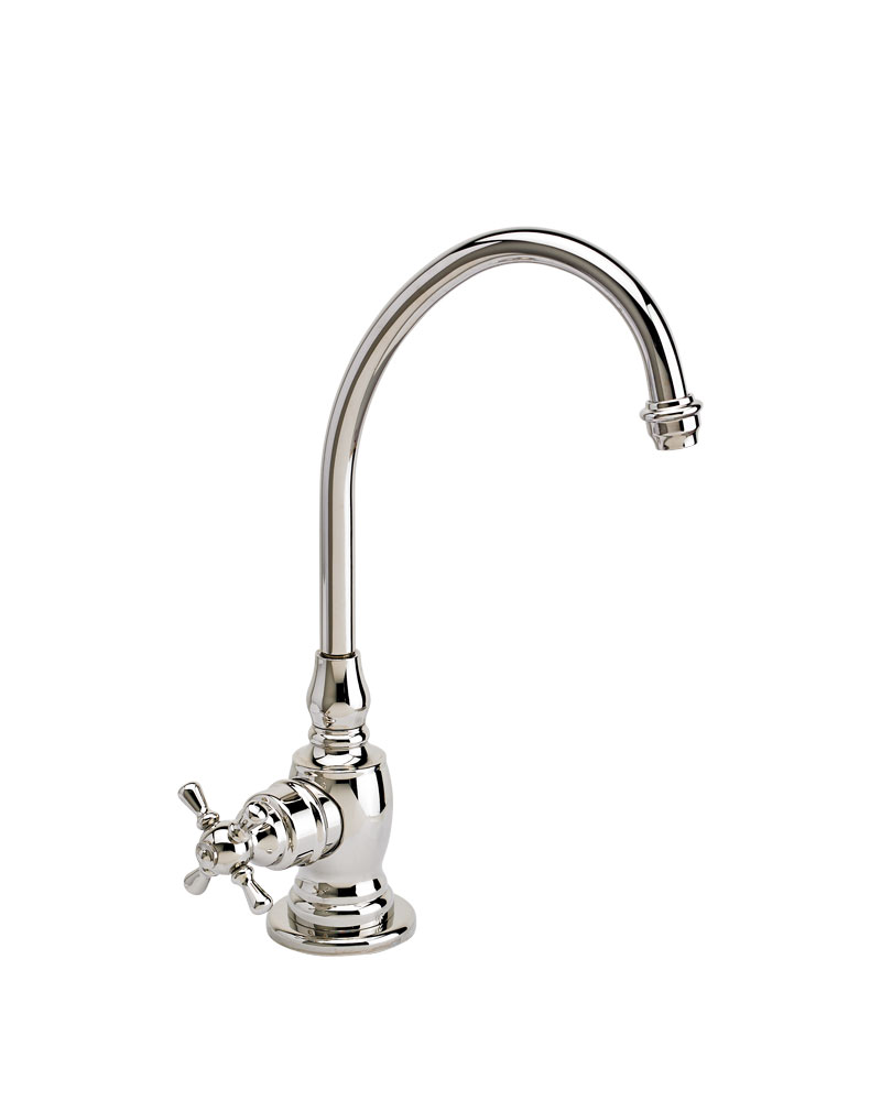 WATERSTONE HOT ＆ COLD FILTRATION FAUCET W/CROSS HANDLES 1750HC-PN PVD  POLISHED NICKEL キッチン