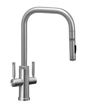 Waterstone Two Handle Fulton Industrial PLP Pulldown Faucet - Toggle Sprayer